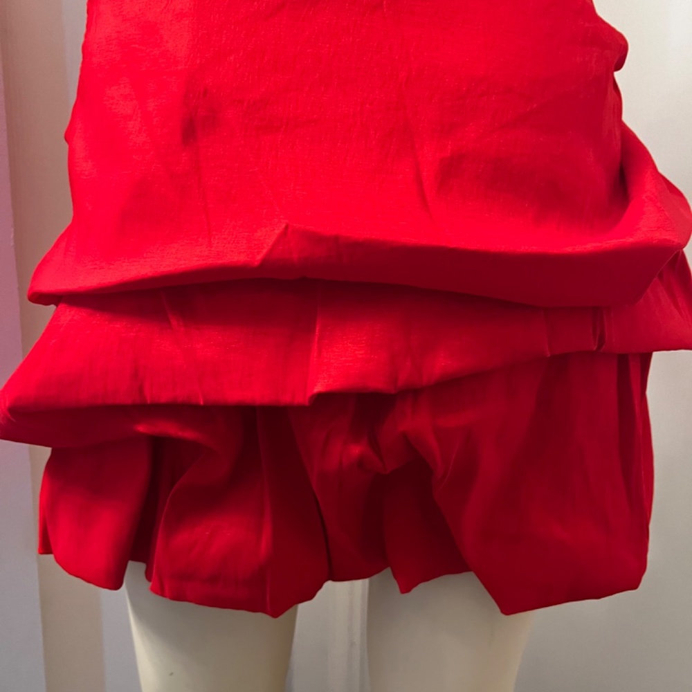 Forever 21 Red Ruched Strapless Bodycon Mini - Picture 10 of 15